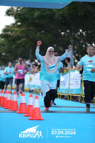 Race photo from KBP City Run 2024