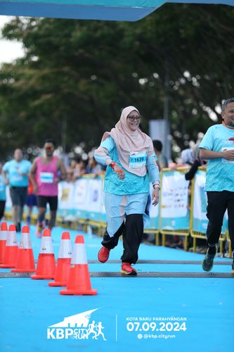 Race photo from KBP City Run 2024