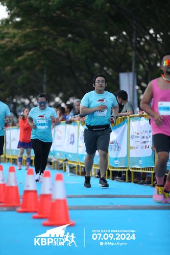 Race photo from KBP City Run 2024