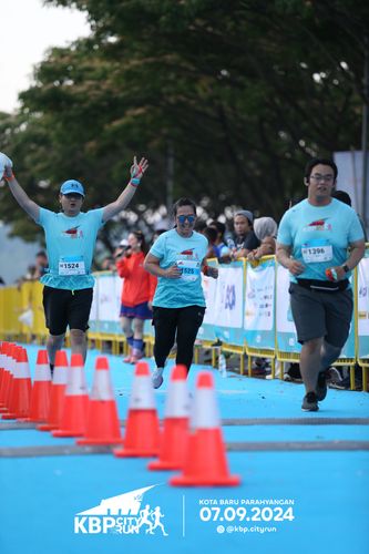 Race photo from KBP City Run 2024