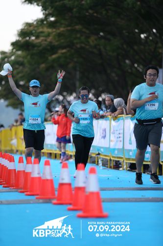 Race photo from KBP City Run 2024
