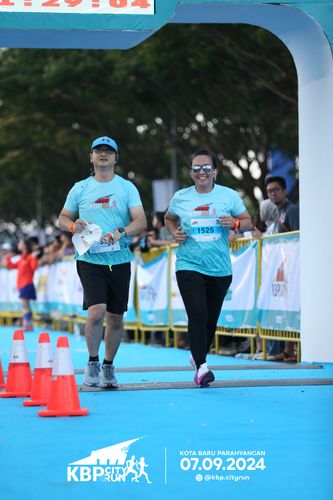 Race photo from KBP City Run 2024