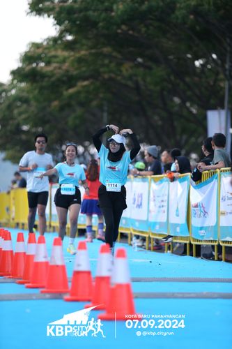 Race photo from KBP City Run 2024