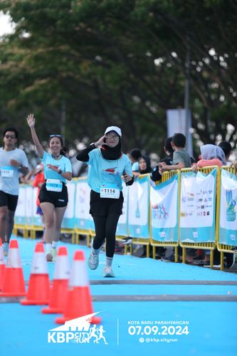 Race photo from KBP City Run 2024