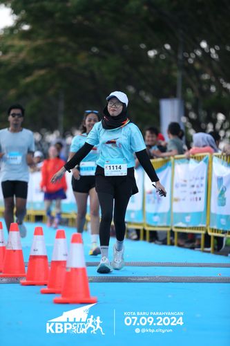 Race photo from KBP City Run 2024