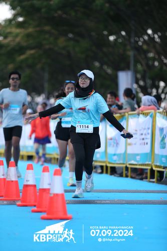 Race photo from KBP City Run 2024
