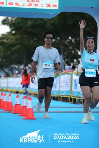 Race photo from KBP City Run 2024