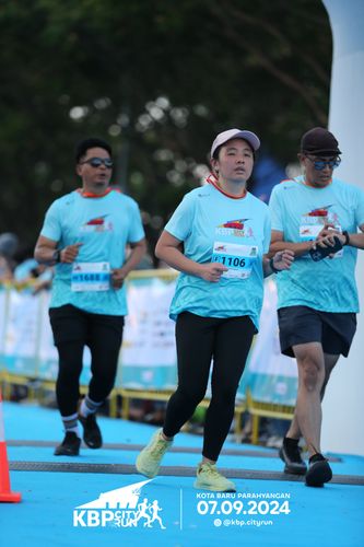 Race photo from KBP City Run 2024