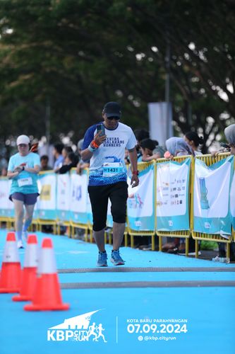 Race photo from KBP City Run 2024