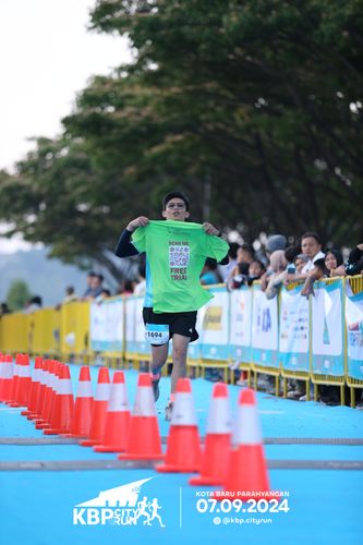 Race photo from KBP City Run 2024