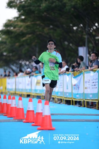 Race photo from KBP City Run 2024