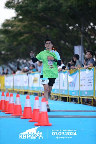 Race photo from KBP City Run 2024