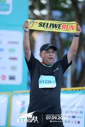 Race photo from KBP City Run 2024