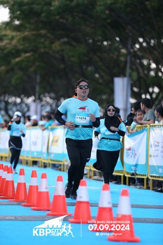 Race photo from KBP City Run 2024