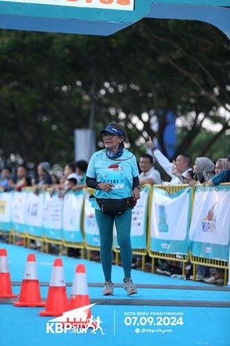 Race photo from KBP City Run 2024