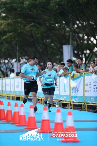 Race photo from KBP City Run 2024