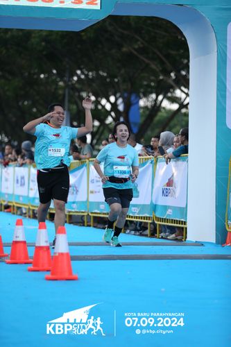 Race photo from KBP City Run 2024