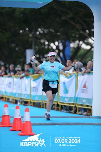 Race photo from KBP City Run 2024