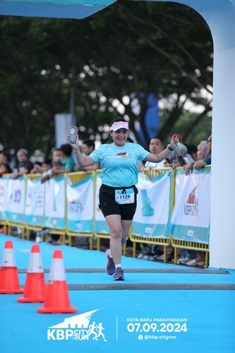Race photo from KBP City Run 2024