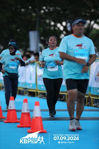 Race photo from KBP City Run 2024