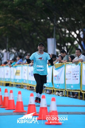 Race photo from KBP City Run 2024