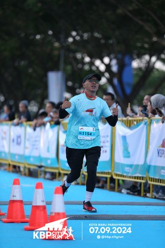 Race photo from KBP City Run 2024