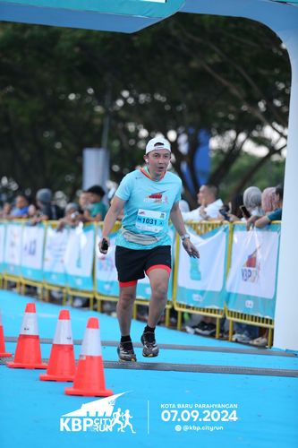 Race photo from KBP City Run 2024