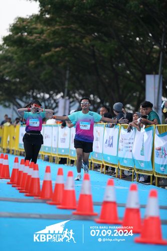 Race photo from KBP City Run 2024