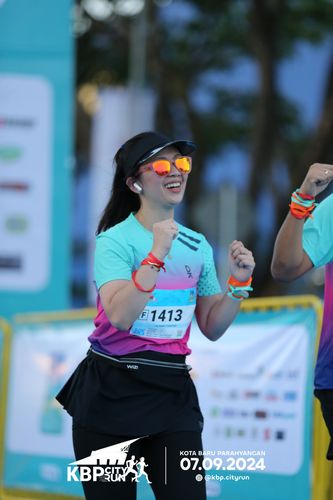 Race photo from KBP City Run 2024