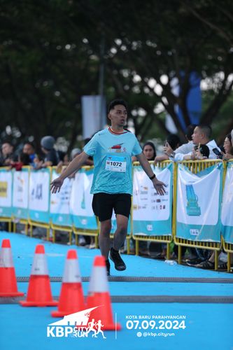Race photo from KBP City Run 2024