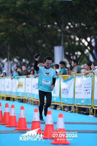 Race photo from KBP City Run 2024