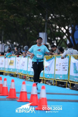 Race photo from KBP City Run 2024