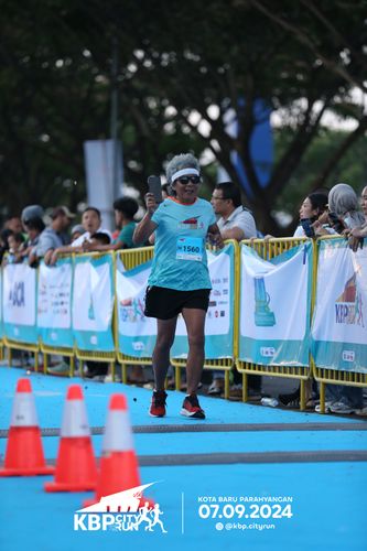 Race photo from KBP City Run 2024