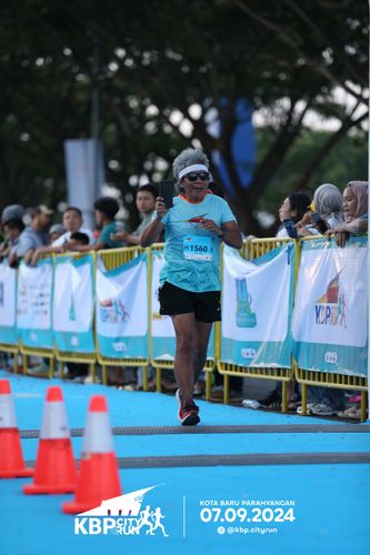 Race photo from KBP City Run 2024