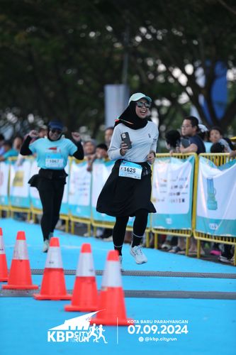 Race photo from KBP City Run 2024