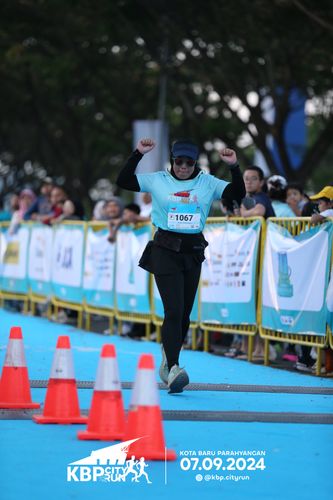 Race photo from KBP City Run 2024