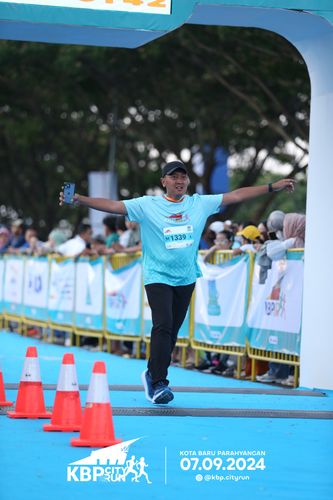 Race photo from KBP City Run 2024