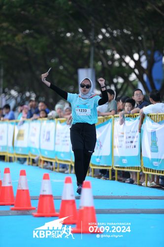 Race photo from KBP City Run 2024