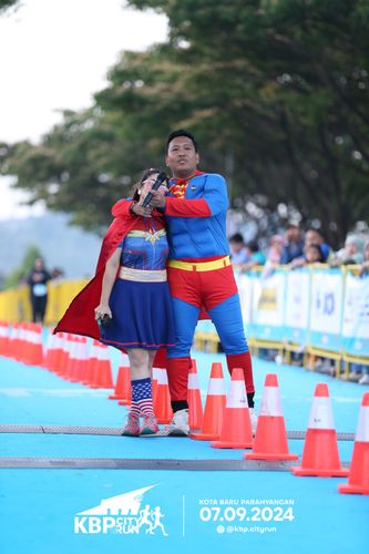 Race photo from KBP City Run 2024