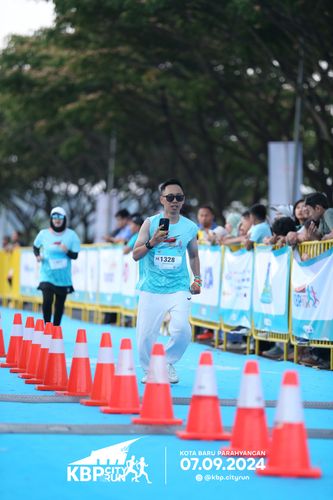 Race photo from KBP City Run 2024