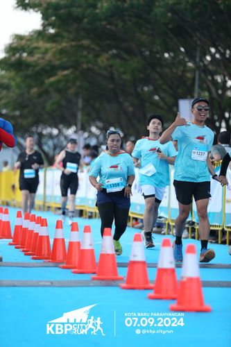Race photo from KBP City Run 2024
