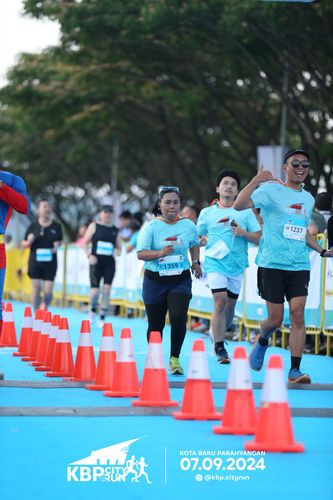 Race photo from KBP City Run 2024