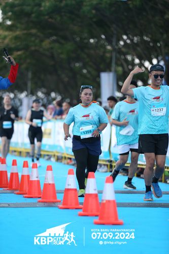 Race photo from KBP City Run 2024