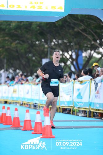 Race photo from KBP City Run 2024