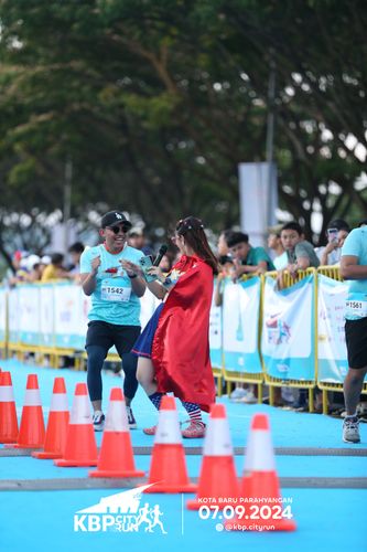 Race photo from KBP City Run 2024