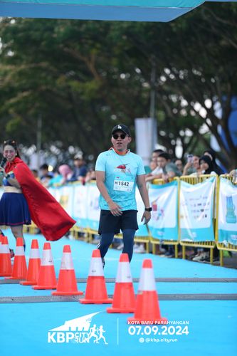 Race photo from KBP City Run 2024