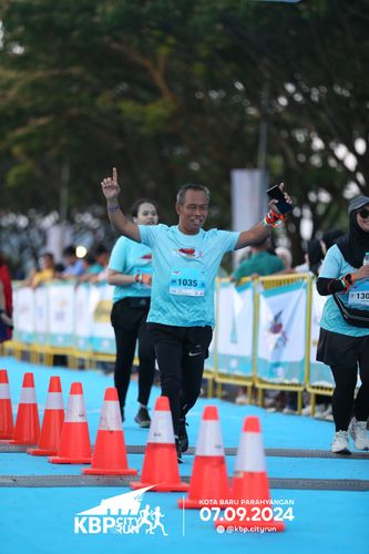 Race photo from KBP City Run 2024