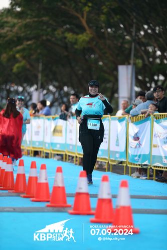 Race photo from KBP City Run 2024