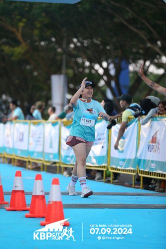 Race photo from KBP City Run 2024