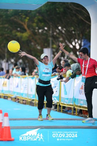 Race photo from KBP City Run 2024